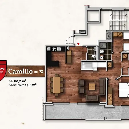公寓 Camillo Appartments - The Dom Collection 3 Stars